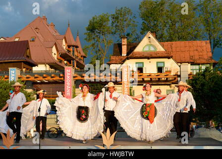 Bergfolklore Festival der, Zakopane, Pologne Banque D'Images