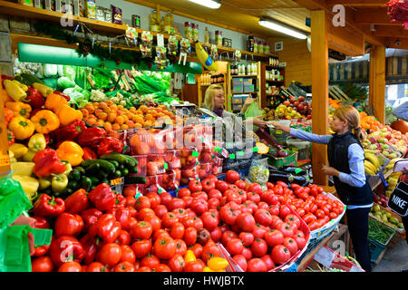 Obst und Verkauf, Gemuese, Zakopane, Pologne Banque D'Images