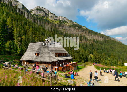 Berghuette Kondratowa, Hohe Tatra, Polen Banque D'Images