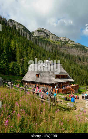 Berghuette Kondratowa, Hohe Tatra, Polen Banque D'Images