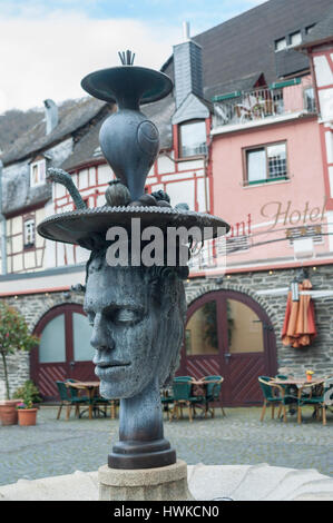 Mais l'eau, Vieille Ville, Bernkastel-Kues, Bernkastel-Wittlich, Bernkastel, Wittlich, Moselle, Rhénanie-Palatinat, Allemagne Banque D'Images