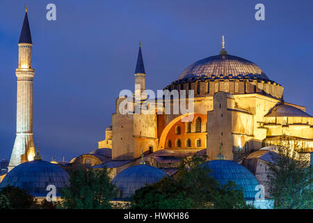 Sainte-sophie, Istanbul, Turquie Banque D'Images