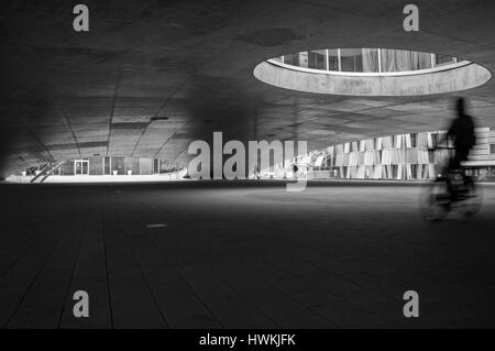 Dans le cadre de la Rolex Learning Center, Lausanne, Suisse Banque D'Images