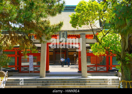 Lieu de culte du grand sanctuaire de sumiyoshi, Osaka, Japon Banque D'Images