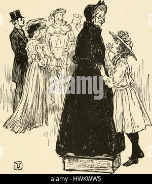 Lucy et Leurs Majestés, une comédie dans la cire 1800 Banque D'Images