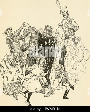 Lucy et Leurs Majestés, une comédie dans la cire 1800 Banque D'Images