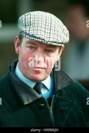 JEFF KING entraîneur de chevaux de course 27 Mars 1997 Banque D'Images