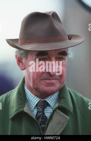 JOSH GIFFORD entraîneur de chevaux de course 14 Février 1997 Banque D'Images