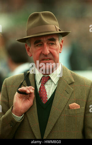 JOSH GIFFORD entraîneur de chevaux de course 23 Mars 1998 Banque D'Images