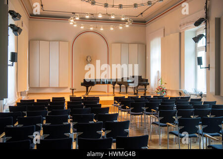 Deutschland, Nordrhein-Westfalen, Detmold, Hochschule für Musik, Neues Palais, Brahms-Saal Banque D'Images