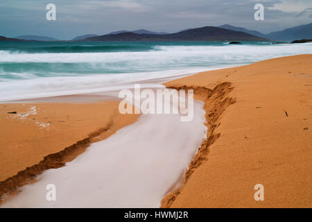 Borve Beach, Isle of Harris, Outer Hebrides Banque D'Images