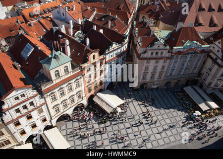 Old Town Square, Prague, République Tchèque Banque D'Images