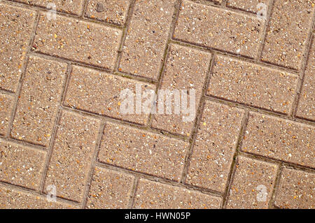 Close up of block ouvrant sur une passerelle Banque D'Images