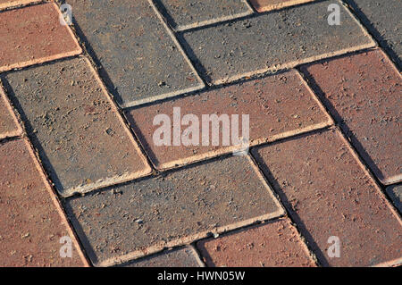 Close up of block ouvrant sur une passerelle Banque D'Images