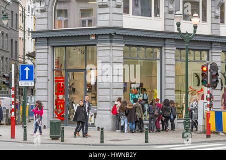 Belgique, Bruxelles, Senne district, Rue Antoine Dansaert, Kartell shop Banque D'Images