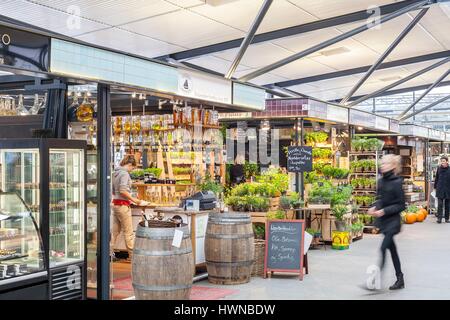 Le Danemark, la Nouvelle-Zélande, Copenhague, Torvehallerne marché couvert, inauguré en 2011 Banque D'Images