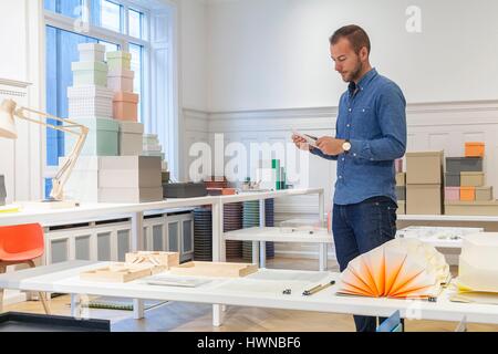 Le Danemark, la Nouvelle-Zélande, Copenhague, Strøget, Østergade street, Hay House store de la marque design éponyme fondée en 2002 Banque D'Images