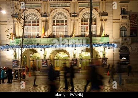 Espagne, Catalogne, Barcelone, Barrio Gotico district, Las Ramblas, la Rambla de Sant Josep, Teatre del Liceu, Barcelone Opera House Banque D'Images