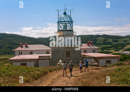 Phare de Punta Estaca de Bares, Mañon La Corogne, province, région de la Galice, Espagne, Europe Banque D'Images