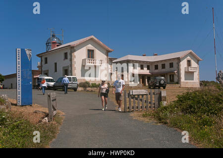 Phare de Punta Estaca de Bares, Mañon La Corogne, province, région de la Galice, Espagne, Europe Banque D'Images