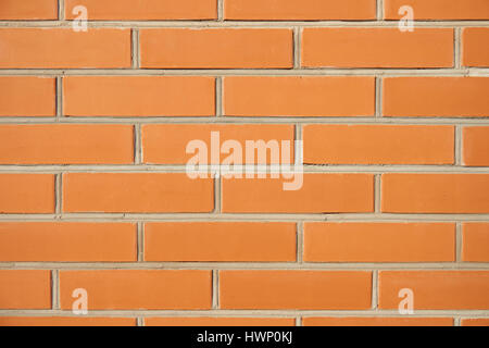 Mur de brique rouge extérieur le fond transparent Banque D'Images