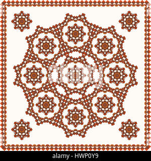 Ornement Oriental. Résumé motif en mosaïque en place. Banque D'Images