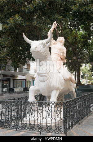 Zeus et Europa, Monument de l'Europe, Madrid, Andalousie, Espagne Banque D'Images