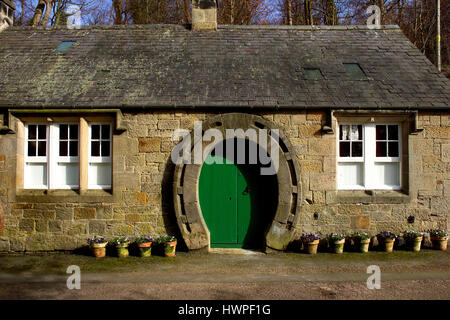 L'ancienne forge du village, Ford, Northumberland Banque D'Images