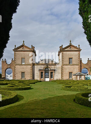 Ancien pavillon de chasse. Chatelherault Country Park, Ferniegair, Hamilton, South Lanarkshire, Écosse, Royaume-Uni, Europe. Banque D'Images