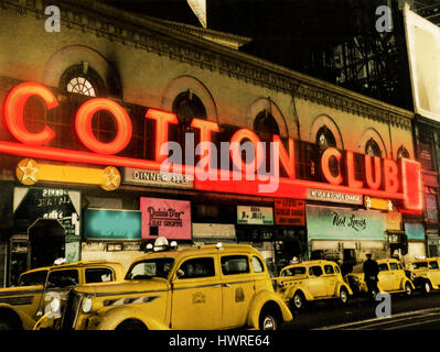 Cotton Club de Harlem, New York City Banque D'Images