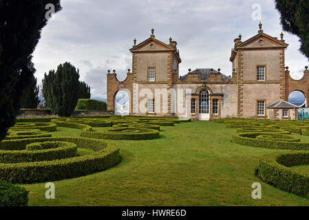 Ancien pavillon de chasse. Chatelherault Country Park, Ferniegair, Hamilton, South Lanarkshire, Écosse, Royaume-Uni, Europe. Banque D'Images