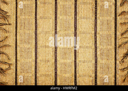 Serviette en tissu jaune texture background Banque D'Images