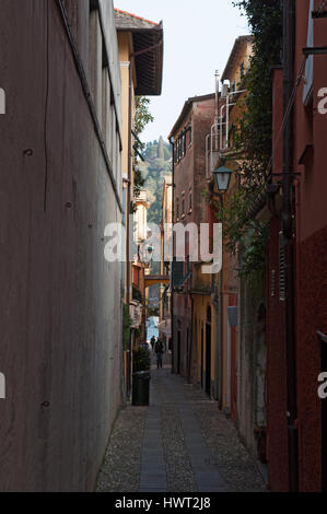 L'Italie, Riviera Italienne : vue sur les ruelles de Portofino, un village de pêcheurs, célèbre pour son port pittoresque et les maisons colorées Banque D'Images