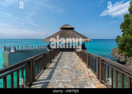 Beach Resort Shangri-La Boracay, Philippines Banque D'Images