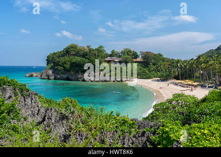 Beach Resort Shangri-La Boracay, Philippines Banque D'Images