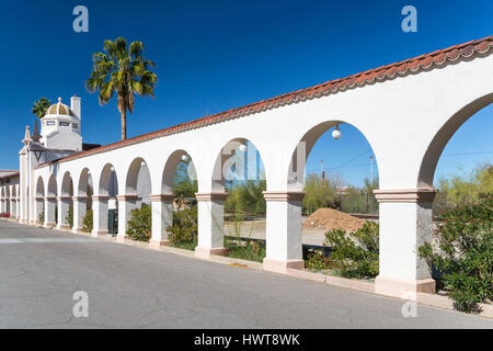 Le village square park en Ajo, Arizona, USA. Banque D'Images