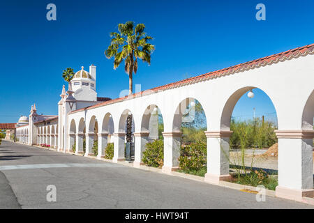 Le village square park en Ajo, Arizona, USA. Banque D'Images