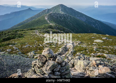 Belle Franconia Ridge dans le New Hampshire est l'une des sections du dépassement de l'Appalachian Trail Banque D'Images