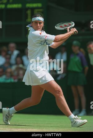 CONCHITA MARTINEZ WIMBLEDON 05 Juillet 1995 Banque D'Images