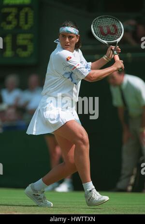 CONCHITA MARTINEZ WIMBLEDON 05 Juillet 1995 Banque D'Images