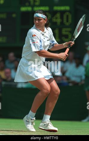 CONCHITA MARTINEZ WIMBLEDON 05 Juillet 1995 Banque D'Images