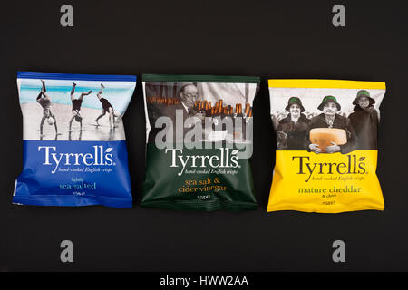 Tyrrells part-cuit chips Anglais Banque D'Images