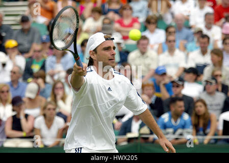 OLIVIER MUTIS FRANCE WIMBLEDON Londres Angleterre 25 Juin 2003 Banque D'Images