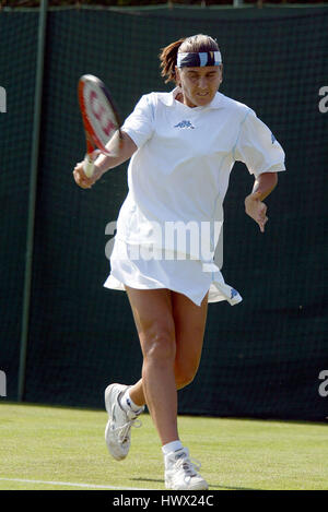 CONCHITA MARTINEZ ESPAGNE WIMBLEDON Londres Angleterre 24 Juillet 2003 Banque D'Images