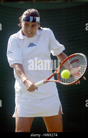 CONCHITA MARTINEZ ESPAGNE WIMBLEDON Londres Angleterre 24 Juillet 2003 Banque D'Images