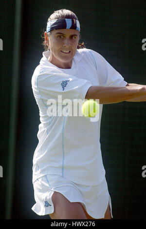 CONCHITA MARTINEZ ESPAGNE WIMBLEDON Londres Angleterre 24 Juillet 2003 Banque D'Images