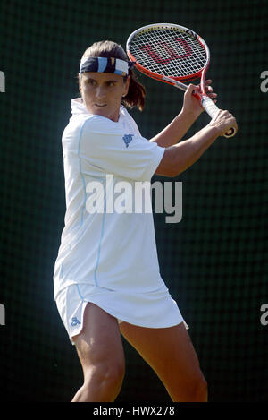 CONCHITA MARTINEZ ESPAGNE WIMBLEDON Londres Angleterre 24 Juillet 2003 Banque D'Images