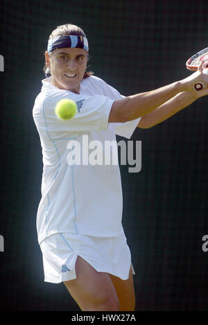 CONCHITA MARTINEZ ESPAGNE WIMBLEDON Londres Angleterre 24 Juillet 2003 Banque D'Images