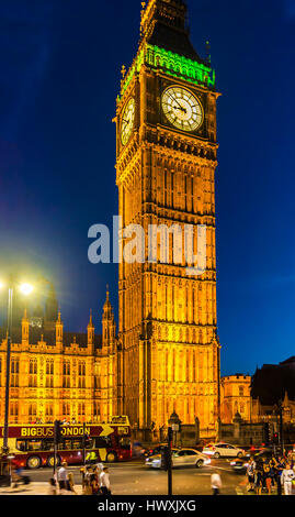 Westminster et Big Ben Banque D'Images
