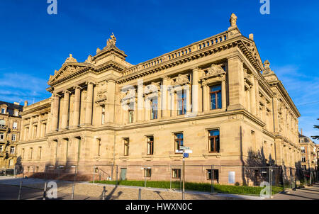 Bibliothèque Nationale et Universitaire de Strasbourg - Alsace, France Banque D'Images